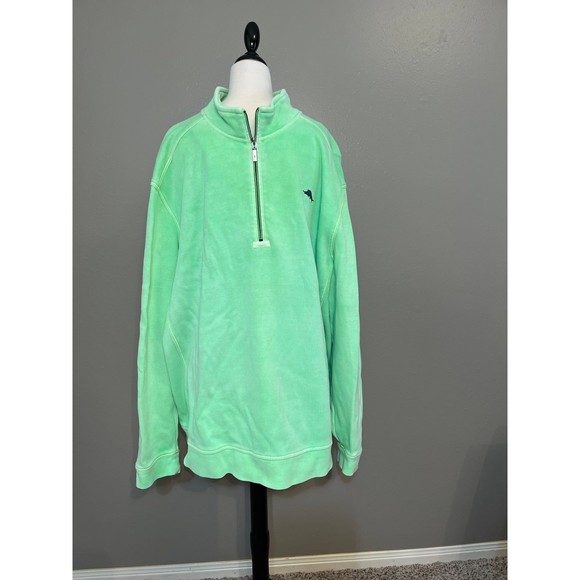 Men's 2XL Tommy Bahama Green Sweater - Picture 1 of 6